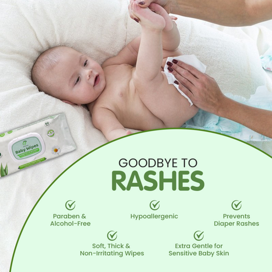 98% Pure Water (Unscented) Baby Wipes with Lid