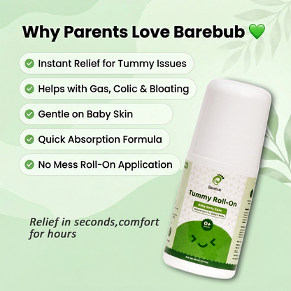 Baby Belly Ease - Tummy Roll-On for Babies | 0+ Months | 40ml