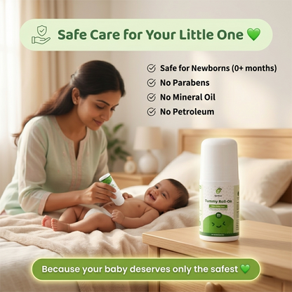 Baby Belly Ease - Tummy Roll-On for Babies | 0+ Months | 40ml
